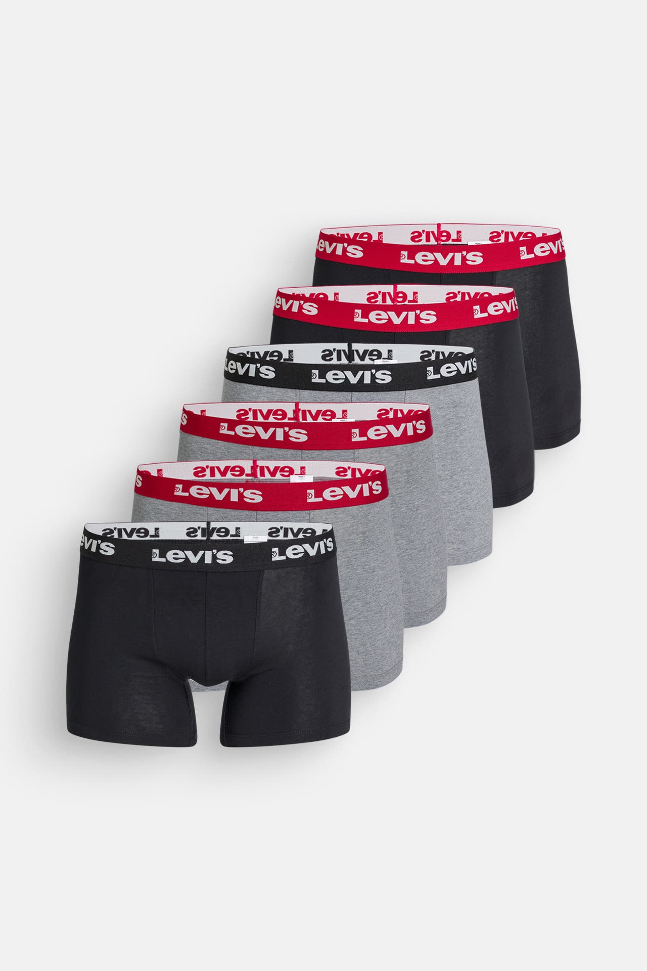 LEVI'S® 6er-Pack Boxer Briefs mehrfarbig, Bild 1