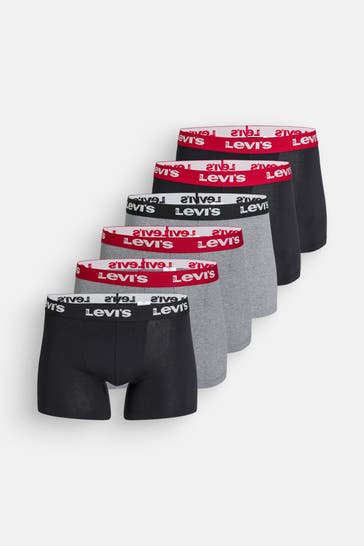 LEVI'S® 6er-Pack Boxer Briefs mehrfarbig