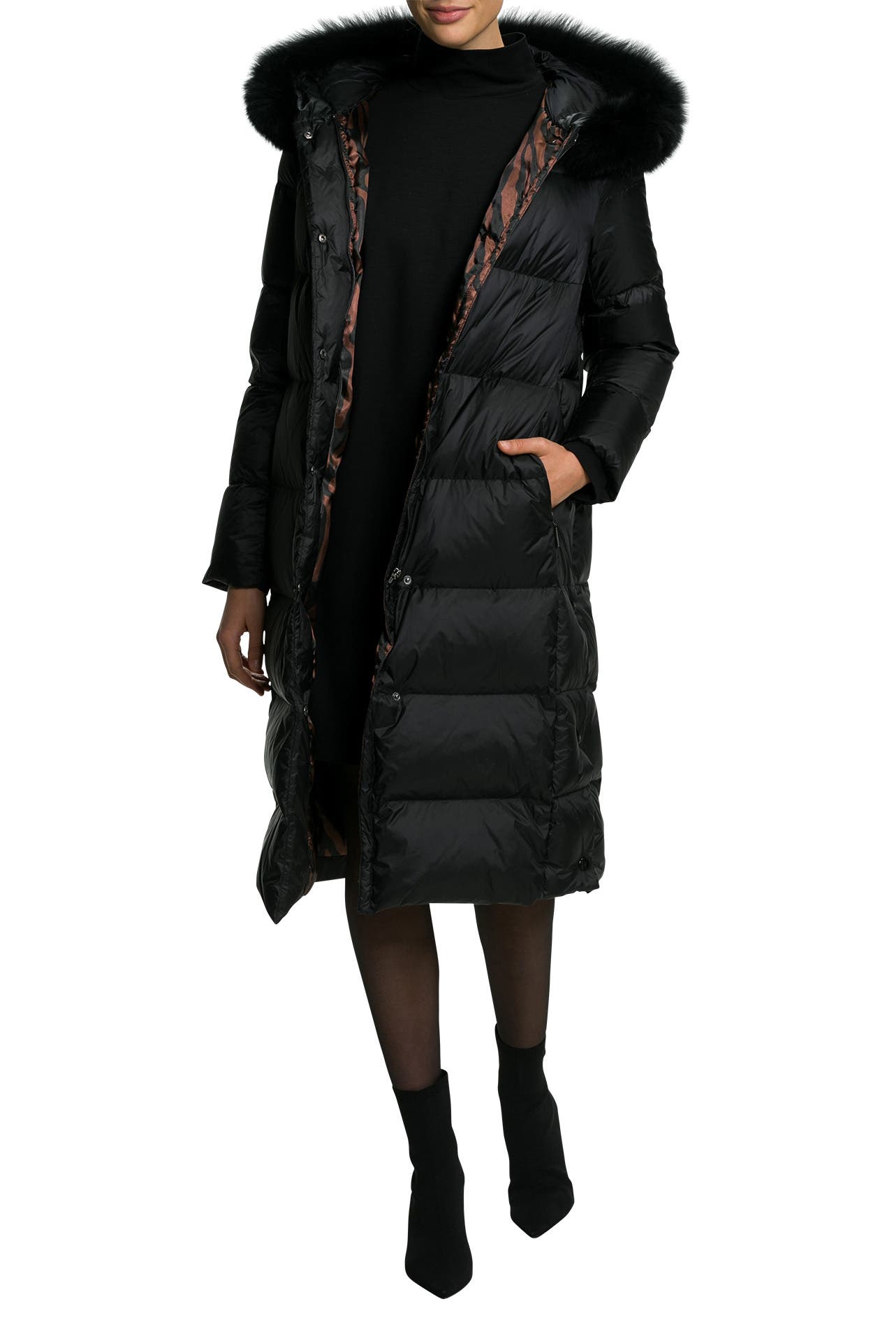 Fuchs und schmitt daunenmantel schwarz clearance