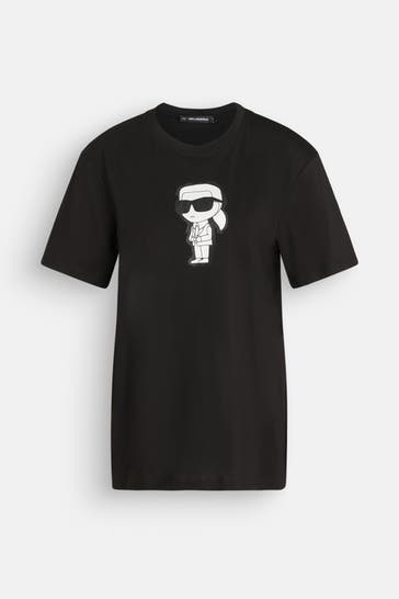KARL LAGERFELD T-Shirt schwarz