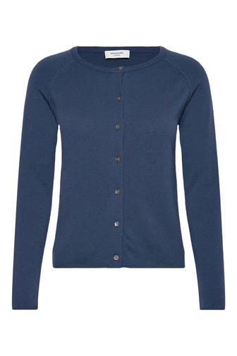 ROSEMUNDE Kaschmirmix-Cardigan azurblau
