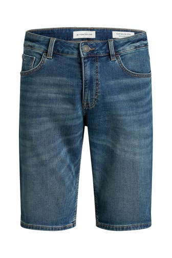 TOM TAILOR Jeansshorts 'Josh' blau