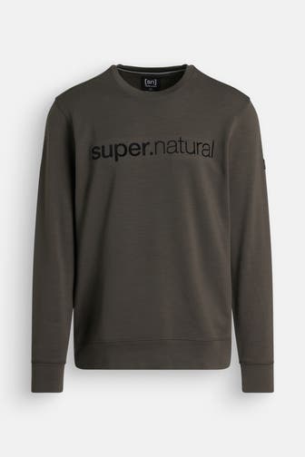 SUPER.NATURAL Sweatshirt dunkelbraun