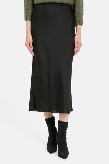 RIANI Satinrock schwarz