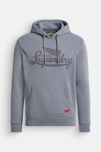 SUPERDRY Hoodie graublau