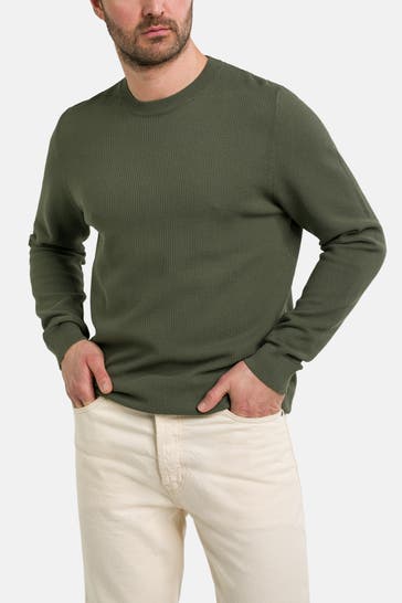 MAERZ MUENCHEN Strickpullover oliv