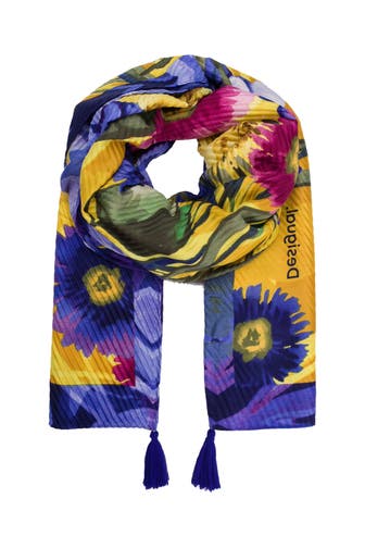 DESIGUAL Tuch 'Flores' gemustert