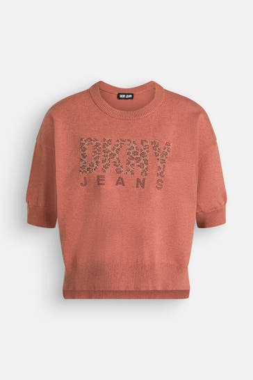 DKNY Strickshirt terracotta