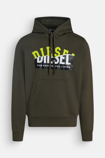 DIESEL Hoodie 'Ginn' dunkelgrün