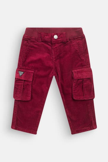 GUESS Cordhose weinrot