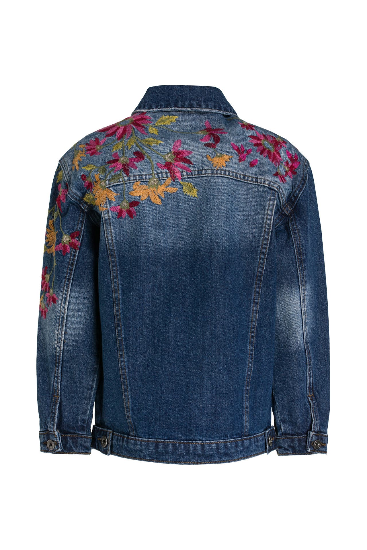 Jeansjacke blau floral - DESIGUAL » günstig online kaufen Outletcity