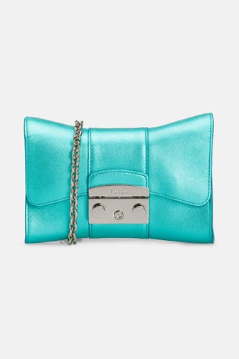 FURLA Clutch 'Metropolis' türkis