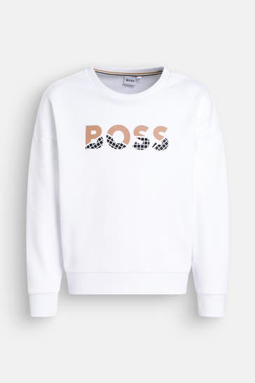 BOSS Sweatshirt weiß