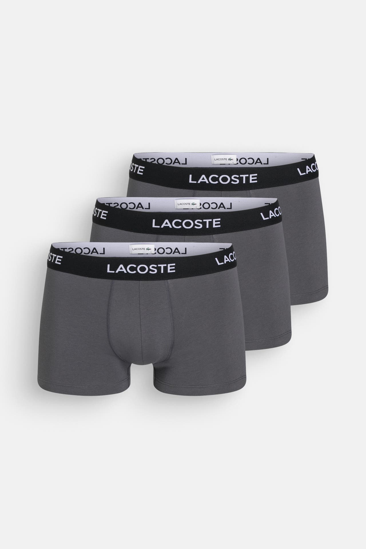 LACOSTE 3er-Pack Boxer Trunks grau, Bild 1
