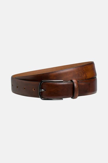 LLOYD BELTS Ledergürtel dunkelbraun