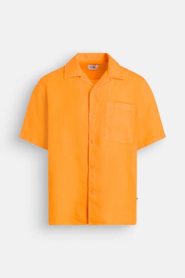 NN07 Leinen-Kurzarmhemd 'Julio' Regular Fit