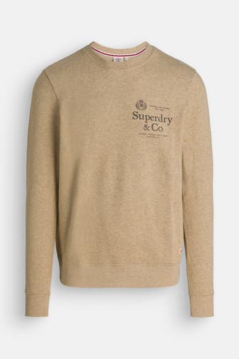 SUPERDRY Sweatshirt hellbraun