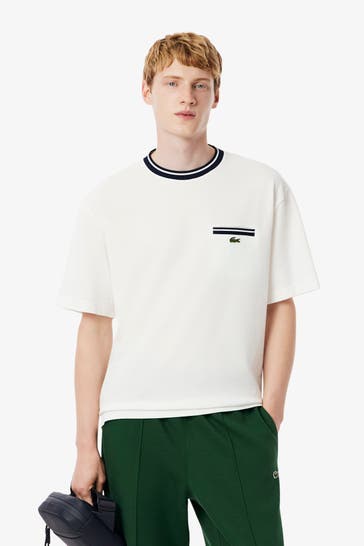 LACOSTE Polo-Shirt weiß