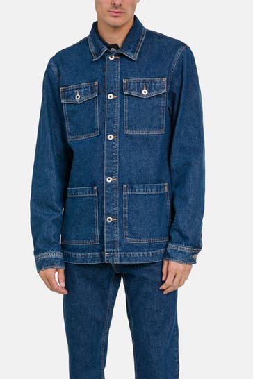 PEPE JEANS Jeansjacke 'Worker' blau
