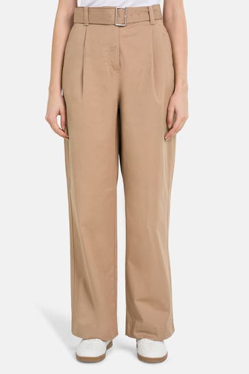 CALVIN KLEIN Business-Hose hellbraun
