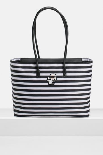 KARL LAGERFELD Shopper gestreift