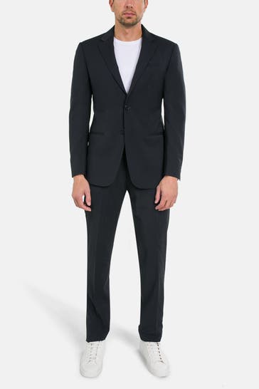 EMPORIO ARMANI Wollmix-Anzug nachtblau
