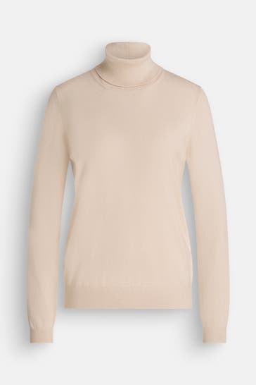 RIANI Rollkragenpullover sand