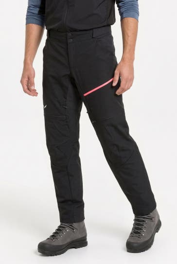 SALEWA 2-in-1-Outdoorhose 'Vento Hemp' schwarz