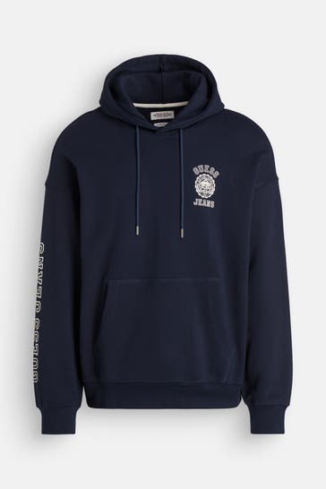 GUESS Hoodie dunkelblau