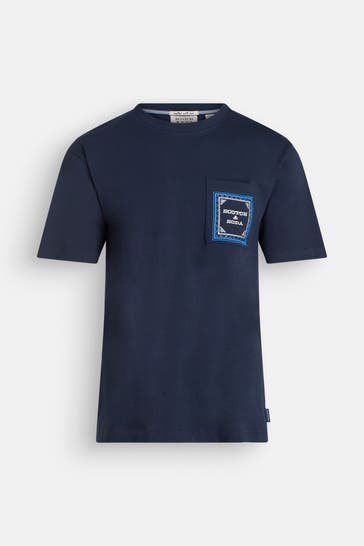 SCOTCH & SODA T-Shirt dunkelblau