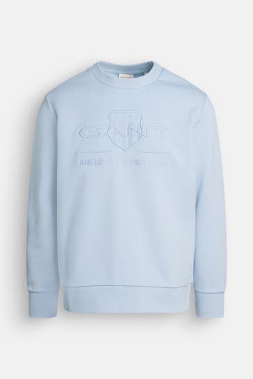 GANT Sweatshirt taubenblau