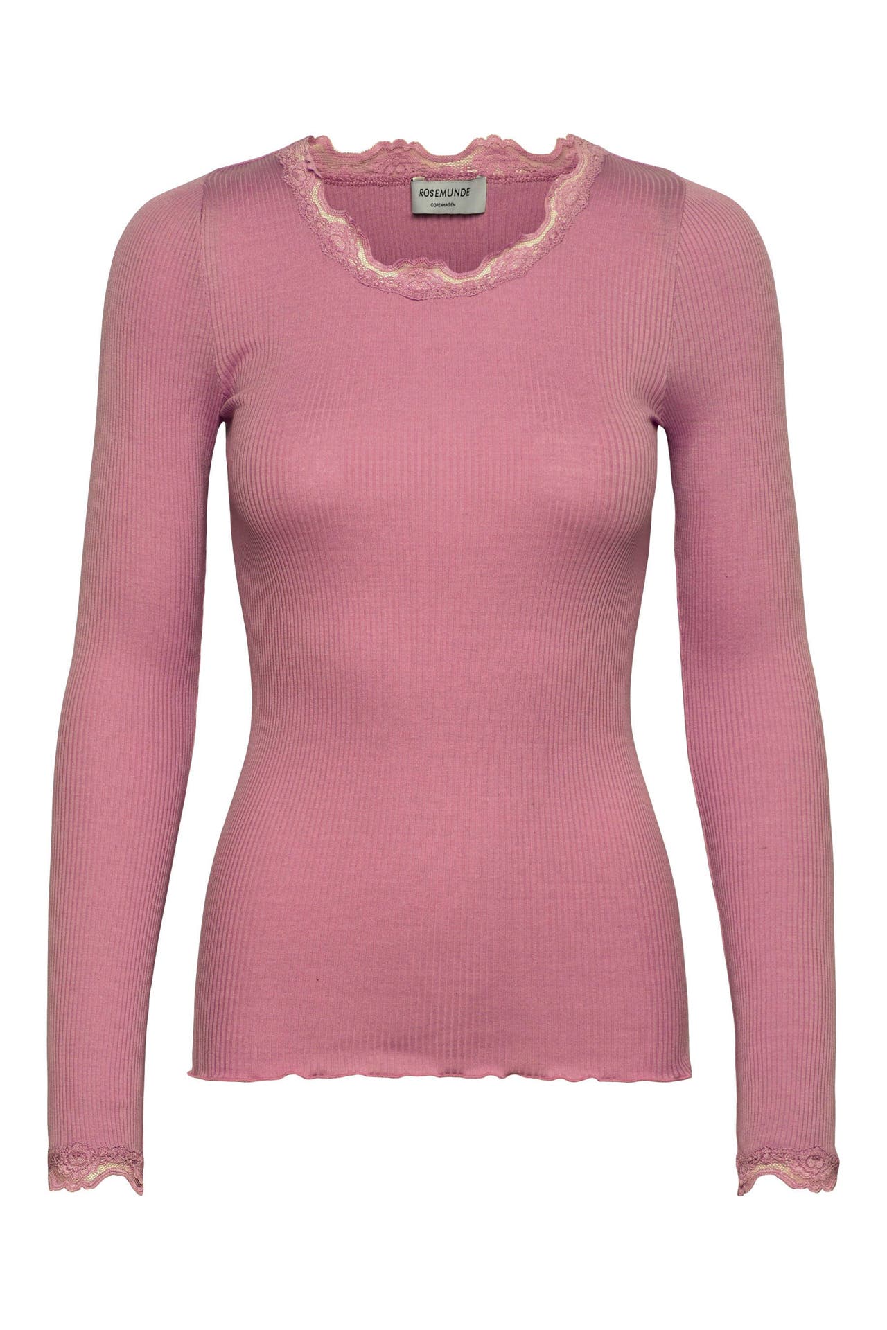 ROSEMUNDE Seidenmix-Longsleeve 'Babette' altrosa, Bild 1