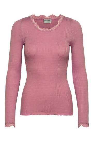ROSEMUNDE Seidenmix-Longsleeve 'Babette' altrosa