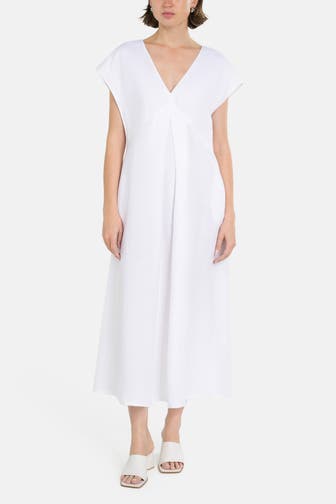 RIANI Leinen-Kleid weiß