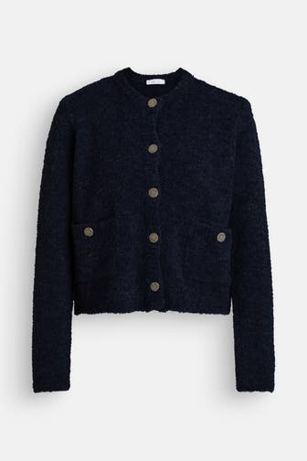 RICH & ROYAL Strickjacke dunkelblau