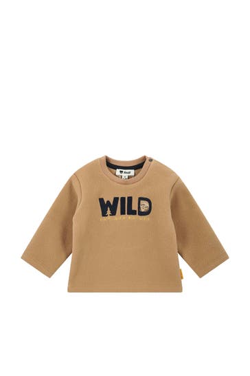 STEIFF Fleeceshirt braun