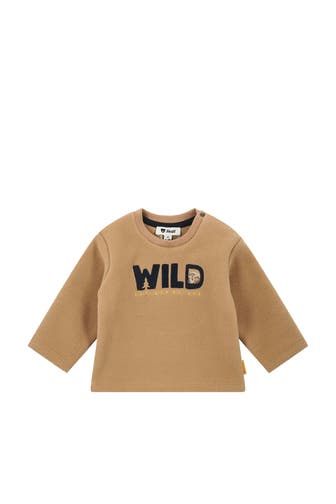 STEIFF Fleeceshirt braun