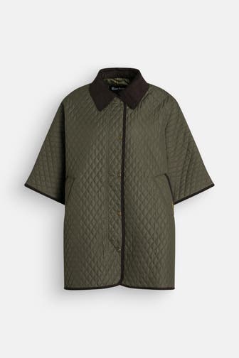 BARBOUR Light-Steppjacke 'Oakham' tannengrün