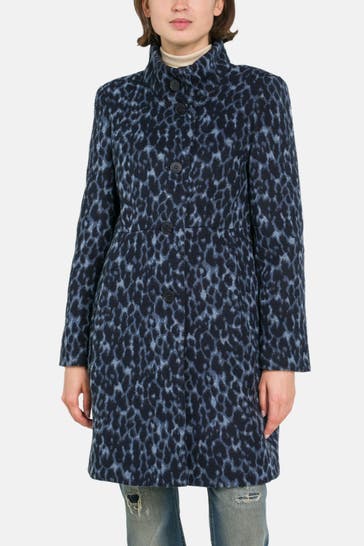 FUCHS SCHMITT Wollmix-Mantel animal