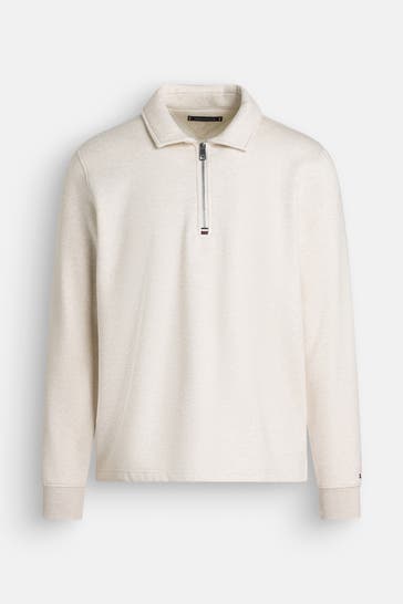 TOMMY HILFIGER Sweat-Troyer ecru