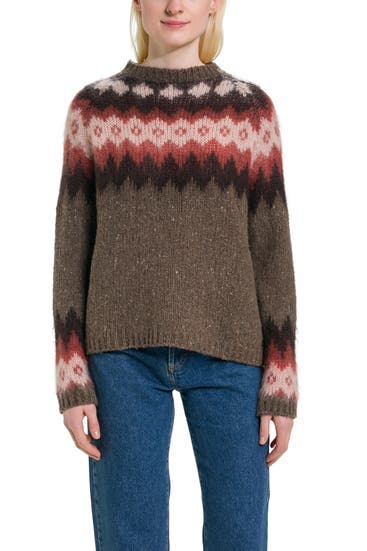 WOOLRICH - Wollmix-Pullover 'Fairisle' gemustert