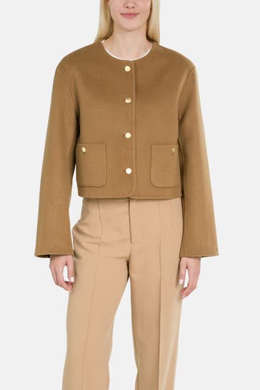 TOMMY HILFIGER Übergangsjacke hellbraun