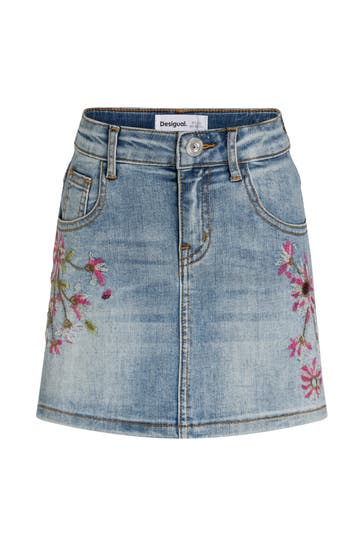 DESIGUAL Jeansrock hellblau