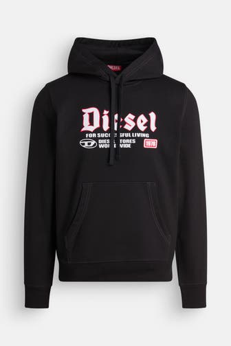 DIESEL Hoodie 'Ginn' schwarz