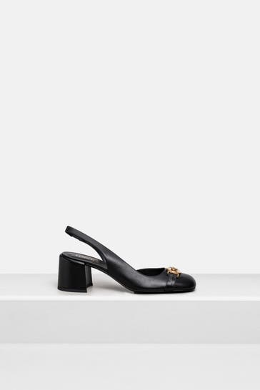 VERSACE Sling-Pumps schwarz