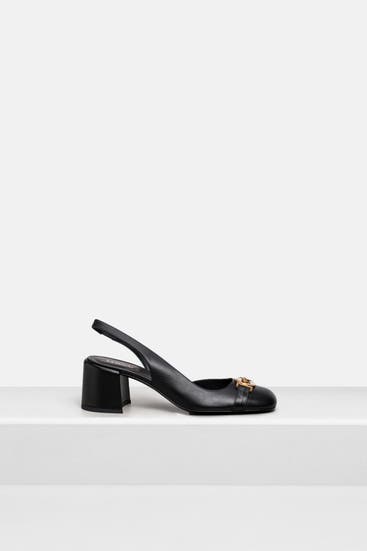 VERSACE - Sling-Pumps schwarz
