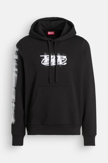 DIESEL Hoodie schwarz