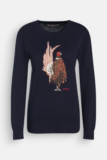 BARBOUR Strickpullover navy