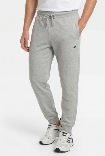NEW BALANCE Sweatpants hellgrau meliert