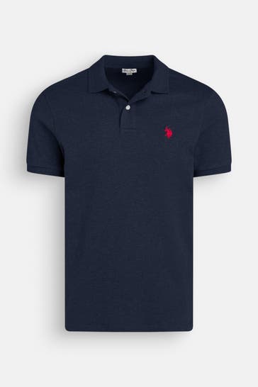 U.S. POLO ASSN. Polo-Shirt 'Dirk' dunkelblau